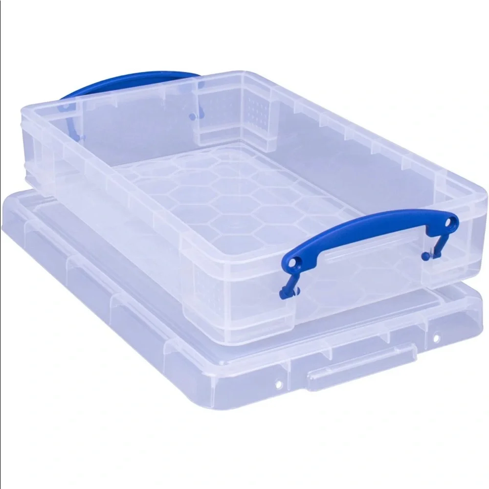 NWT Really Useful Boxes Inc. Snap-Lid Storage Bin, 10.25